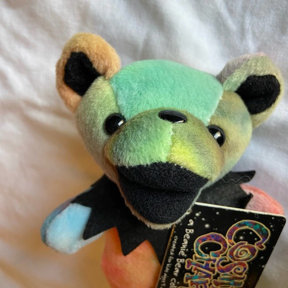 Grateful Dead Cosmic Charlie Bear Bean Liquid Blue Collect Vintage New Old Stock - Picture 2 of 8
